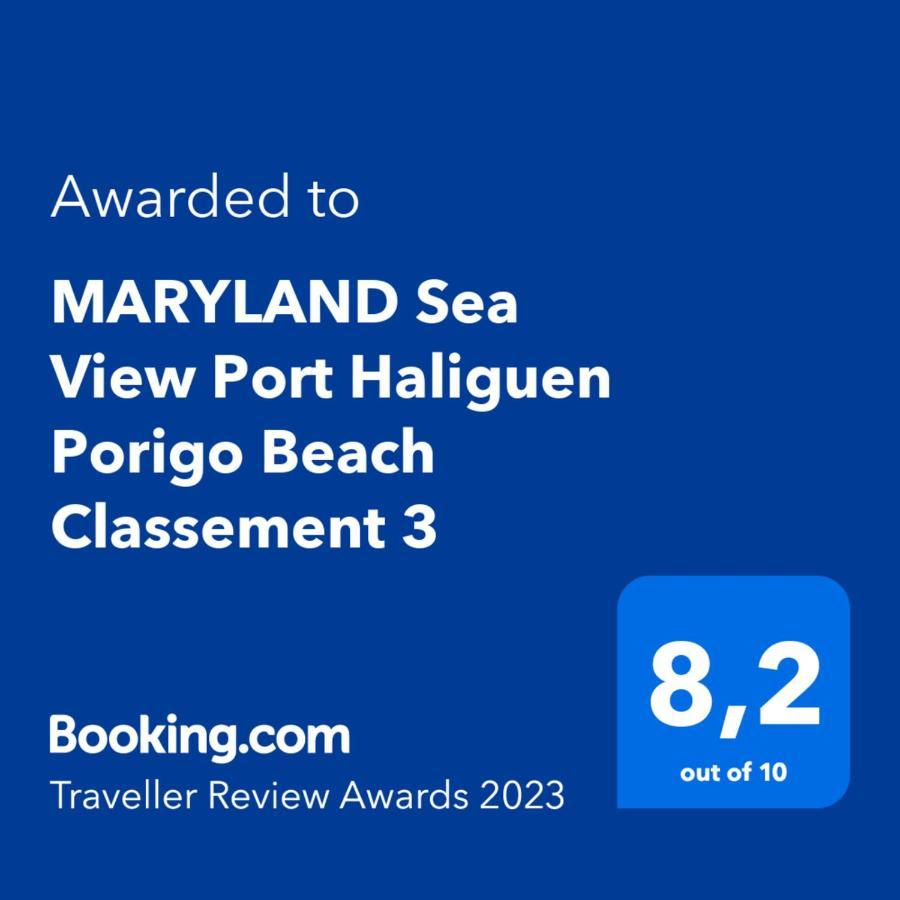 Maryland Vue Mer Port Haliguen Plage Du Porigo كيبِرو المظهر الخارجي الصورة